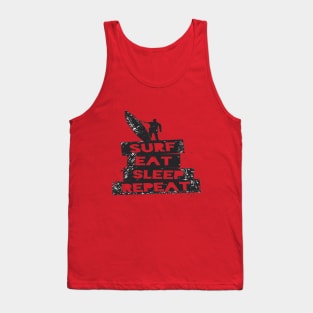 SURF EAT SLEEP REPEAT Tank Top